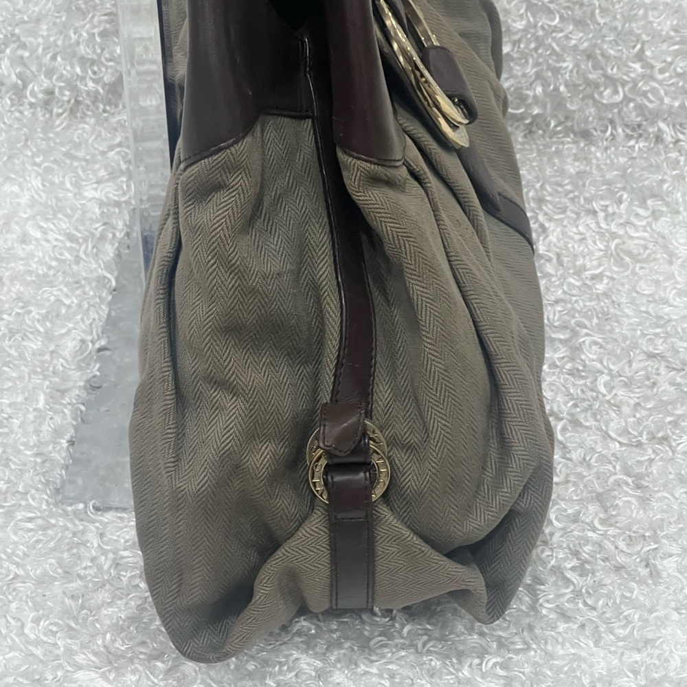 Bvlgari Canvas and Leather Chandra Hobo Bag - Picture 4 of 16
